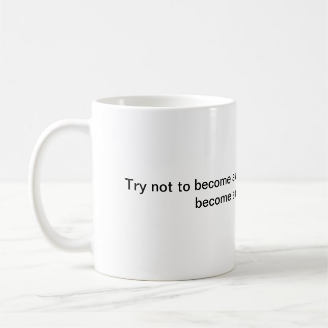 Seien Sie ein Erfolgsziffer Kaffeetasse (Links)