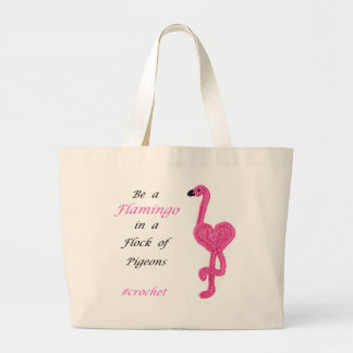 Seien Sie ein Flamingo Tote Bag Jumbo Stoffbeutel