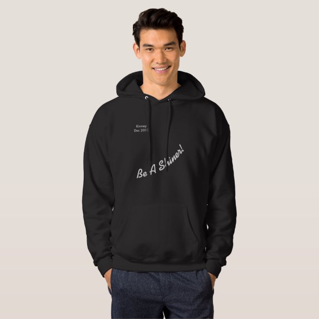 Seien Sie ein Glanzschuß! Nicht ein Whiner! Hoodie (Vorne ganz)