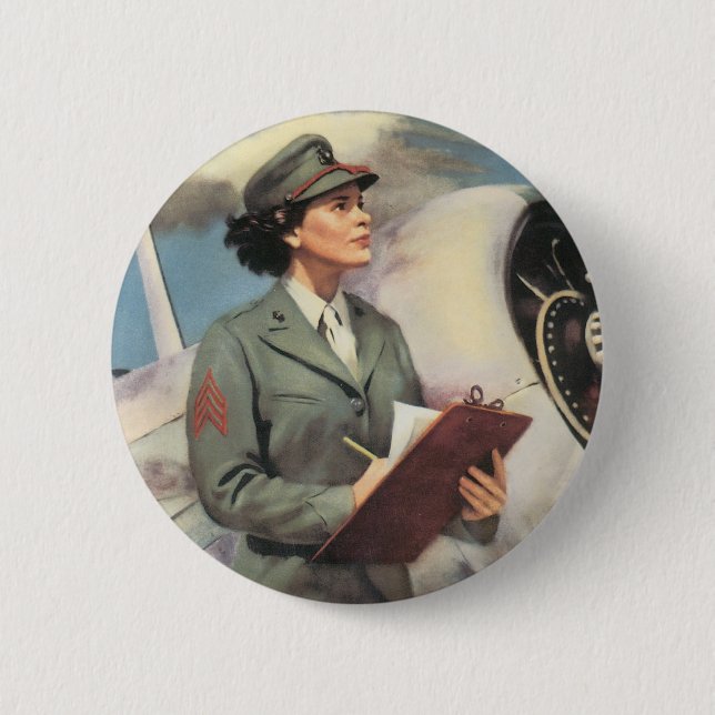 Seien Sie ein Marinesoldat - geben Sie einen Button (Vorderseite)