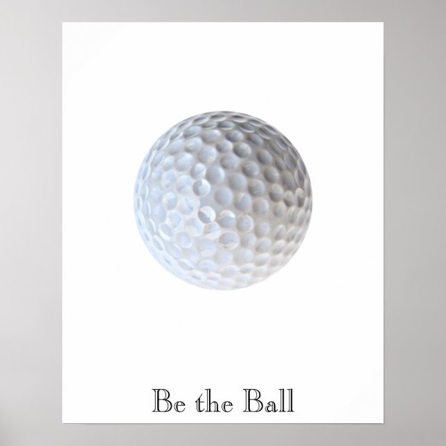 Seien Sie ein Motivierend Golfspieler Poster (Vorne)