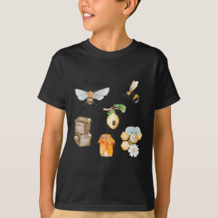 Seien Sie ein nettes Zitat und Niedliche Bienenkop T-Shirt