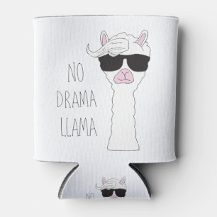 Seien Sie ein No Drama Llama Art Cartoon Llama Art Dosenkühler