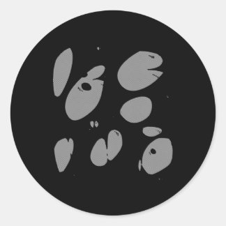 Seien Sie ein normaler schwarzer Sticker