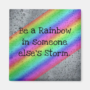 Seien Sie ein Rainbow Inspiration Magnet