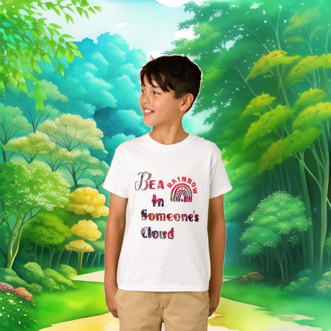 Seien Sie ein Regenbogen in einem Cloud Valentine- T-Shirt (Be A Rainbow In Someone's Cloud Valentine Classroom T-Shirt)