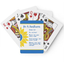 Seien Sie ein Sonnenblumenwort Kunst, Kultur und K