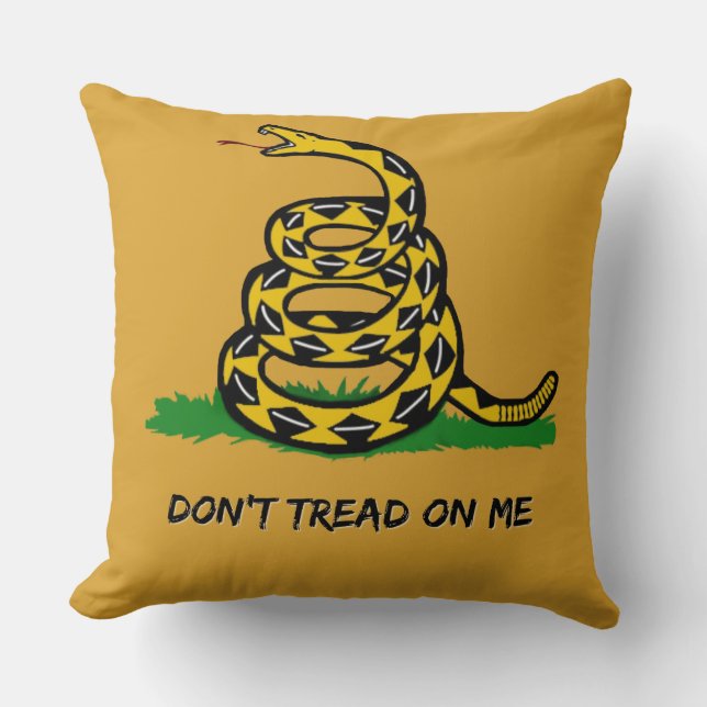 Seien Sie ein wahrer Libertärer Treten Sie mir nic Kissen (Vorderseite)