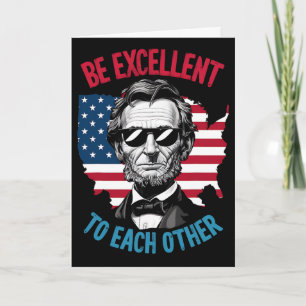 Seien Sie einander hervorragend Us Map Flagge Abe Karte