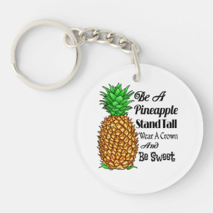 Seien Sie eine Ananas-Stand-hohe Abnutzung, die Schlüsselanhänger