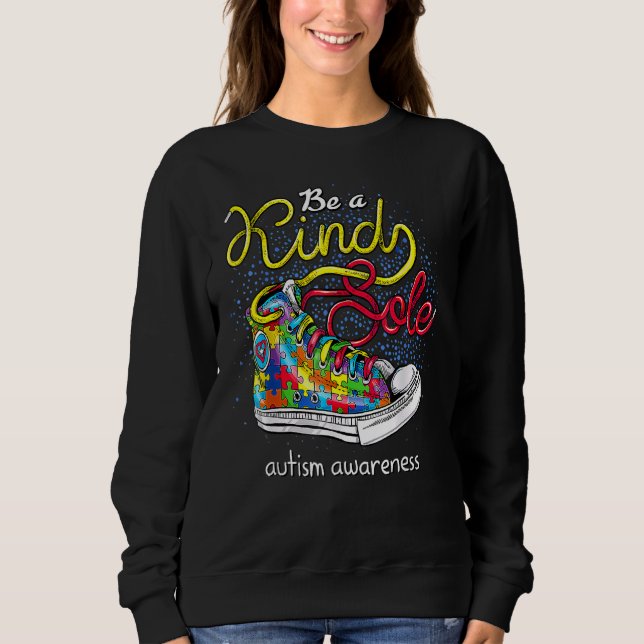 Seien Sie eine Art Autismus Bewusstsein Puzzle Sch Sweatshirt (Vorderseite)