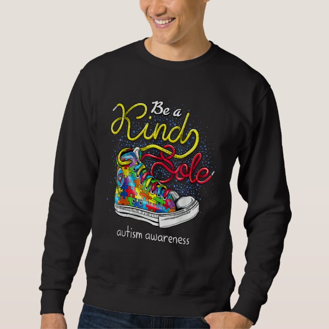Seien Sie eine Art Autismus Bewusstsein Puzzle Sch Sweatshirt (Vorderseite)