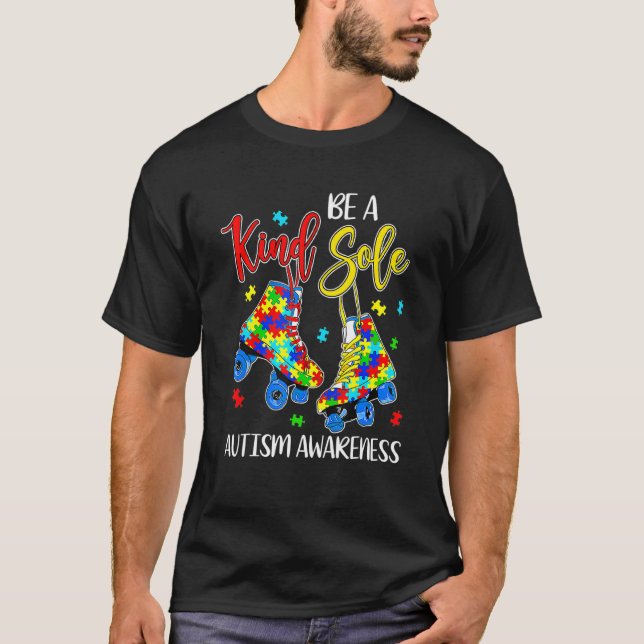 Seien Sie eine Art Autismus Bewusstsein Puzzle Sch T-Shirt (Vorderseite)