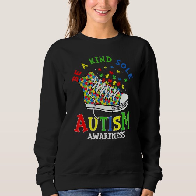 Seien Sie eine Art Seezunge Regenbogen Trendy Puzz Sweatshirt (Vorderseite)