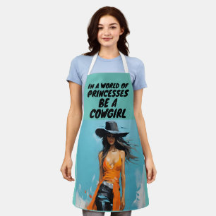 SEIEN SIE EINE COWGIRL LADIES KÜCHE SCHÜRZE