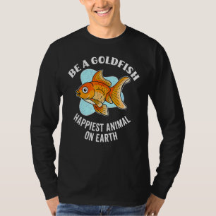 Seien Sie eine Goldfish Motivation Fußball Quotes T-Shirt