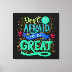 Seien Sie eine großartige Leinwand