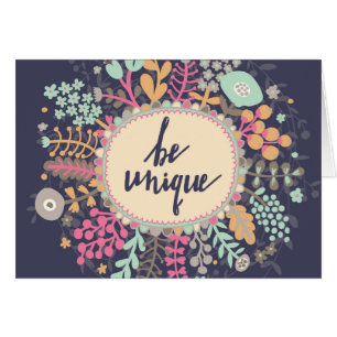 Seien Sie einzigartig