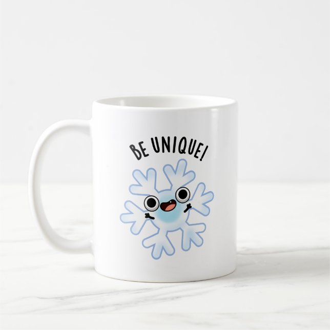 Seien Sie einzigartig Funny Snowflake Pub Kaffeetasse (Links)
