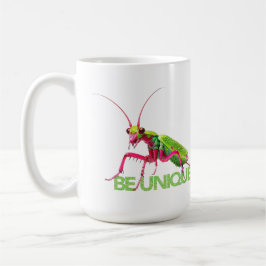 SEIEN SIE EINZIGARTIGE Käfer-Beten-Mantis groovy I Kaffeetasse
