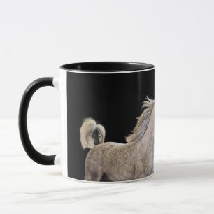 seien Sie frei. Pferdesammlung. arabisches Grau Tasse