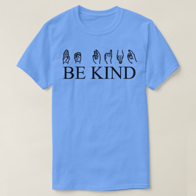 Seien Sie freundlich AS3 T-Shirt (Design vorne)