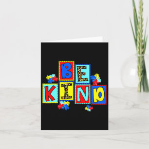 Seien Sie freundlich Autismus Awareness Asl Kindne Karte