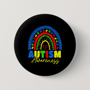Seien Sie freundlich Autismus Bewusstsein Shirt Ra Button