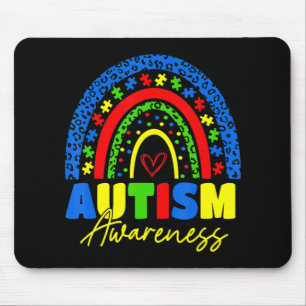Seien Sie freundlich Autismus Bewusstsein Shirt Ra Mousepad
