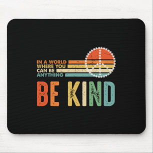 Seien Sie freundlich Autismus Friedenszeichen Gefä Mousepad