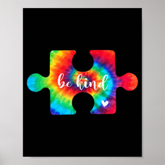 Seien Sie freundlich Autismus Sensibilität Kindnes Poster