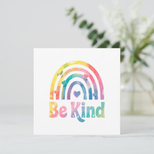 Seien Sie freundlich farbenfroher Regenbogen - ins