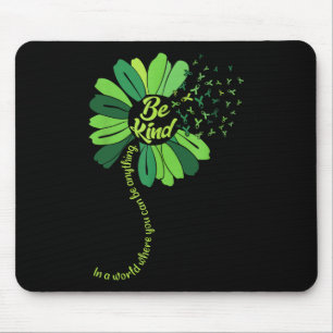 Seien Sie freundlich grüne Multifunktionsblume Son Mousepad