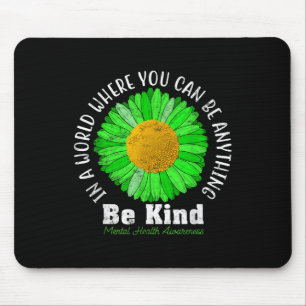 Seien Sie freundlich grüne Multifunktionsblume Son Mousepad