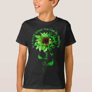 Seien Sie freundlich grüne Multifunktionsblume Son T-Shirt