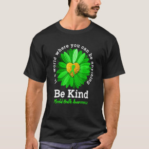 Seien Sie freundlich grüne Multifunktionsblume Son T-Shirt