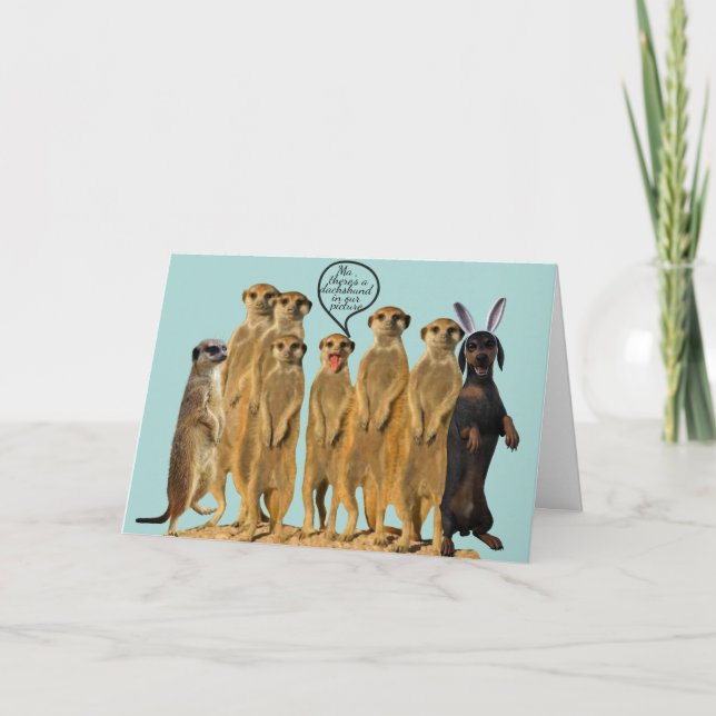 Seien Sie freundlich Grußkarte Dankeskarte (Vorderseite)