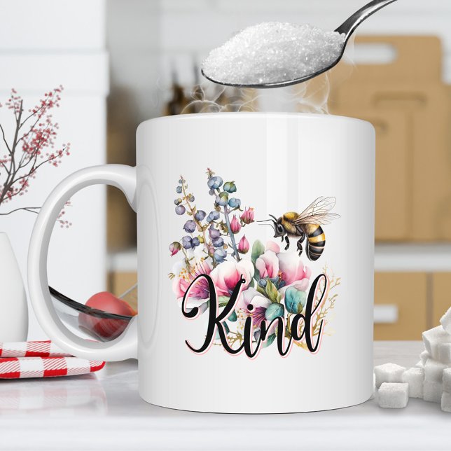 Seien Sie freundlich inspirierend Kaffeetasse (Von Creator hochgeladen)