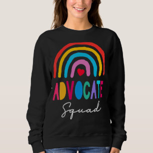 Seien Sie freundlich mit Autismus Advocate Squad S Sweatshirt