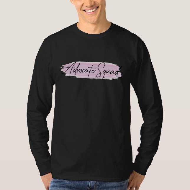 Seien Sie freundlich mit Autismus Advocate Squad S T-Shirt (Vorderseite)