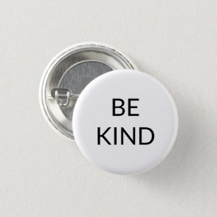 Seien Sie freundlich, Schwarz-weiß minimalistische Button