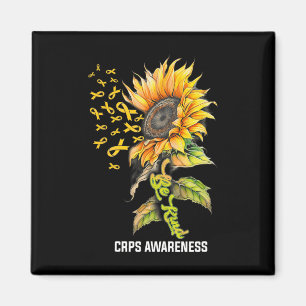 Seien Sie freundlich Sonnenblumen CRPS-Bewusstsein Magnet