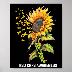 Seien Sie freundlich Sonnenblumen Rsd Crps Bewusst Poster
