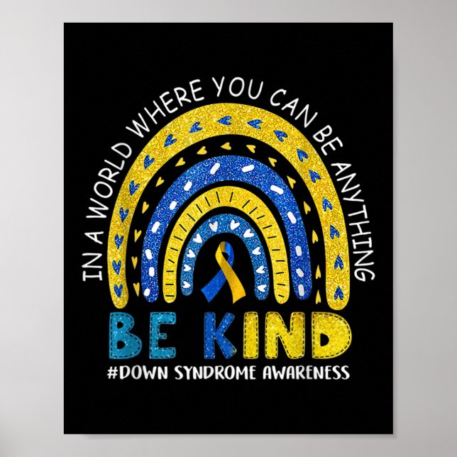 Seien Sie freundlich Syndrom Bewusstsein Rainbow M Poster (Vorne)