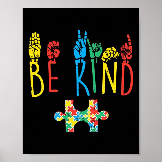 Seien Sie freundlich und sprechen Sie mit dem Räts Poster (Vorne)