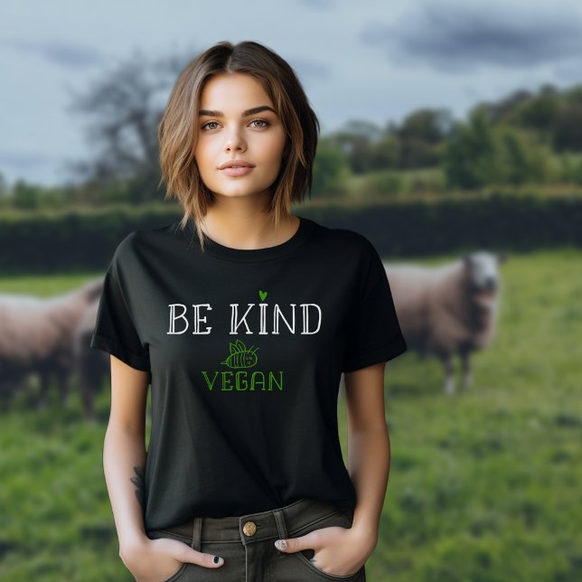 Seien Sie freundlich Vegan, das Bewusstsein T-Shirt (Von Creator hochgeladen)