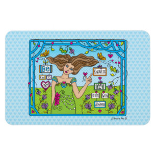 Seien Sie freundlich zu anderen_Flexible Magnet 6"