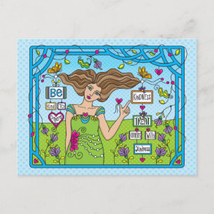 Seien Sie freundlich zu anderen_ Postkarten