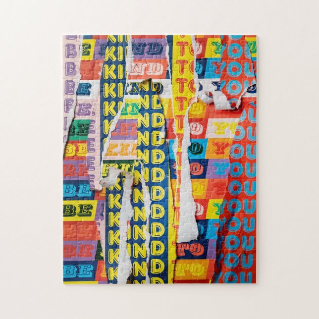 Seien Sie freundlich zu Ihnen (Drehversion) Puzzle (Vertikal)