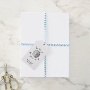 Seien Sie freundlich zu Ihrem Geist, wie das Gehir Geschenkanhänger